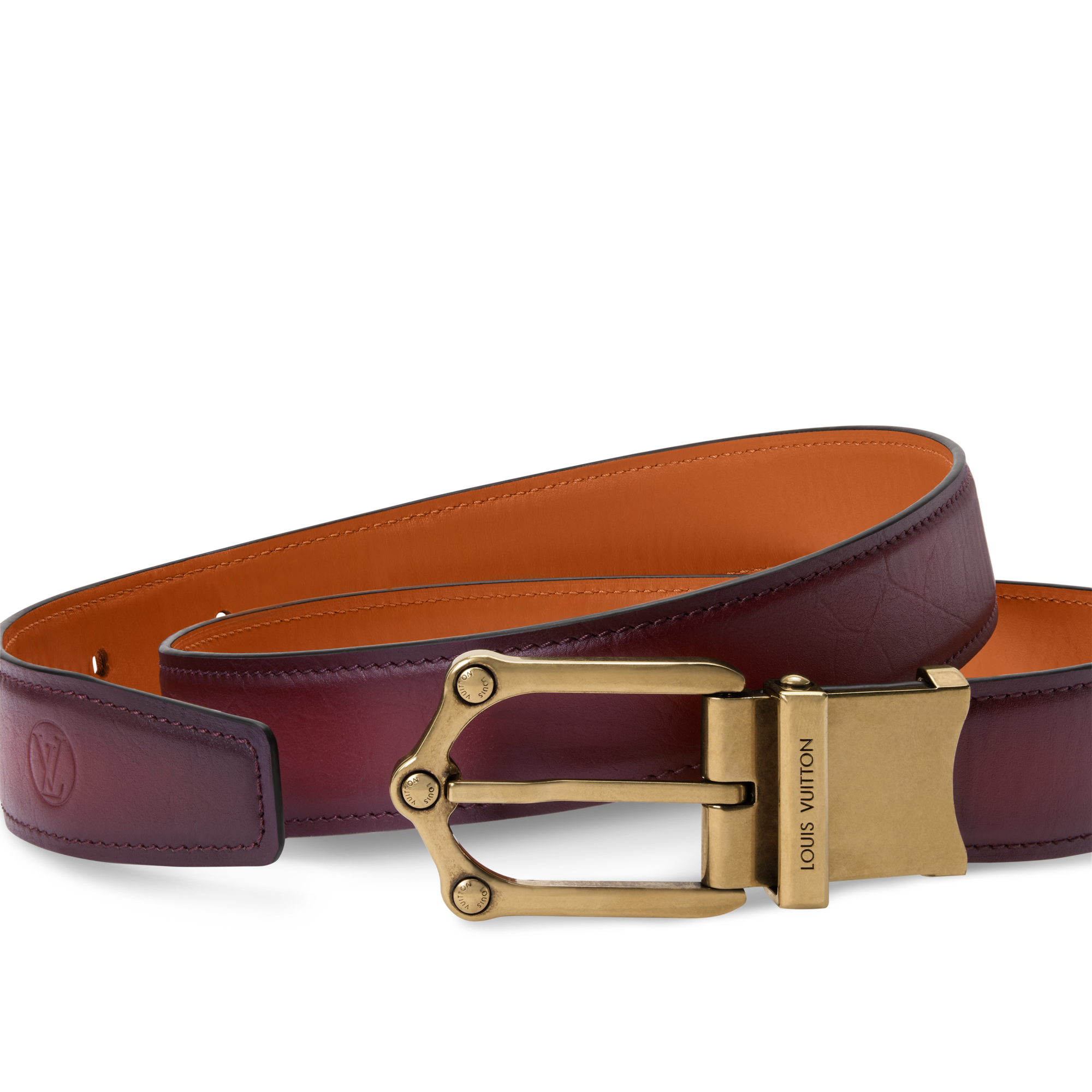Frog Patinated 30mm Reversible Belt - Men - Accessories | LOUIS